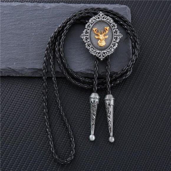 Western Bolo Tie for Men 06 - Picture 5 of 7